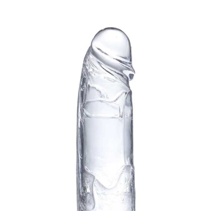 Dildo Realista con Testículos Material Cristalino 15,5 cm - Imagen 3